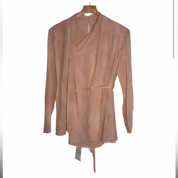 MM.LAFLEUR Marguerite Blush Long Sleeves Top Size Small - Picture 8 of 8